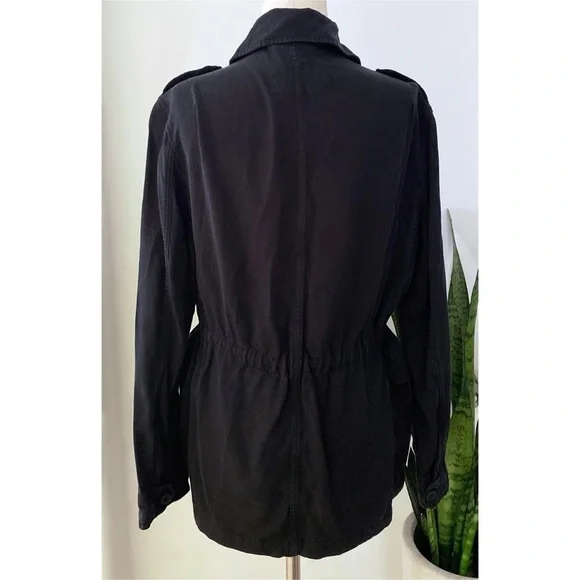 All Saints Kaiya Ink Blue Utility Jacket 4​​​​​ - Picture 7 of 10